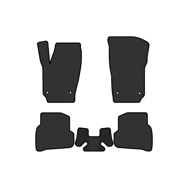 Фото - Коврики из экокожи в салон авто EVAtech ECO для Polo (V) 5-doors Volkswagen 2009-2017 5 поколение Htb EU VW3268C5AV4BBB