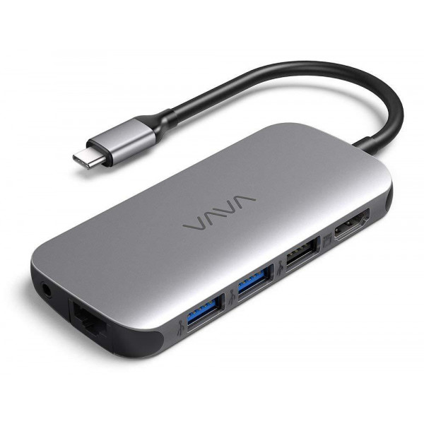 Фото - Хаб USB VAVA USB-C Hub 9-in-1 Adapter Power Delivery (VA-UC006)