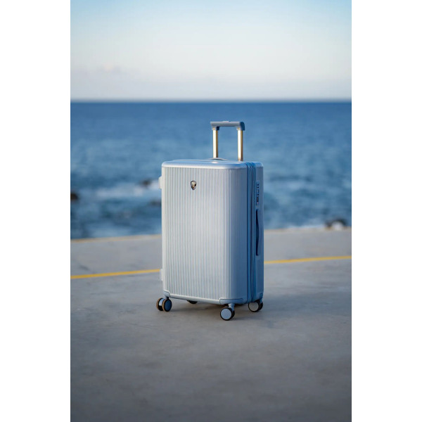 Фото - Чемодан Heys Earth Tones (M) Glacier Grey (10156-0144-26/10156-0144-S3)