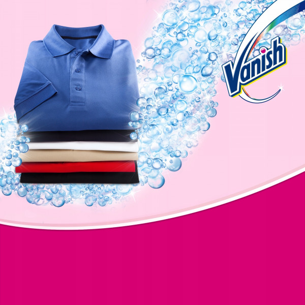 Фото - Средство для удаления пятен Vanish Oxi Action Pink, 300 г