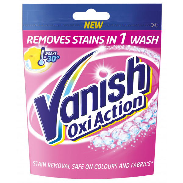 Фото - Средство для удаления пятен Vanish Oxi Action Pink, 300 г