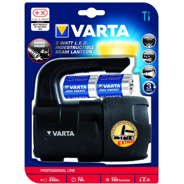 Фото - Фонарь Varta Indestructible lantern LED 4C (18750101421)