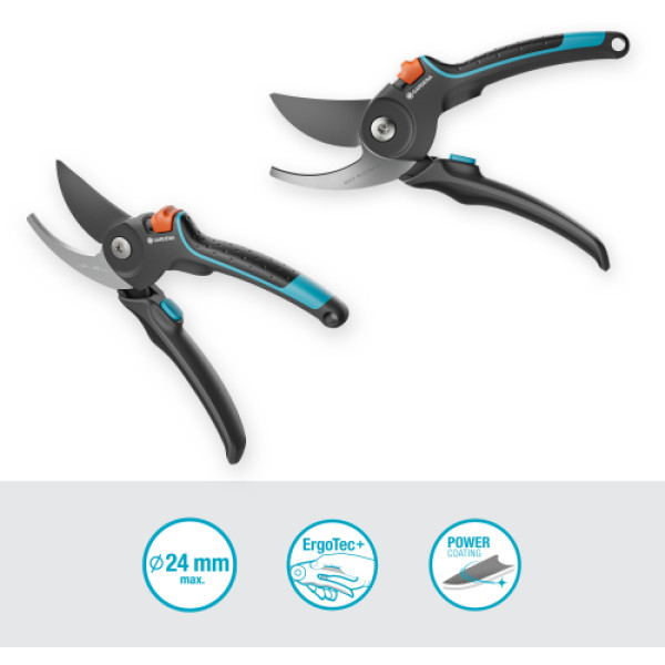 Фото - Ножницы садовые Gardena PremiumCut Flex S-M обводные 24 мм (12242-20.000.00)