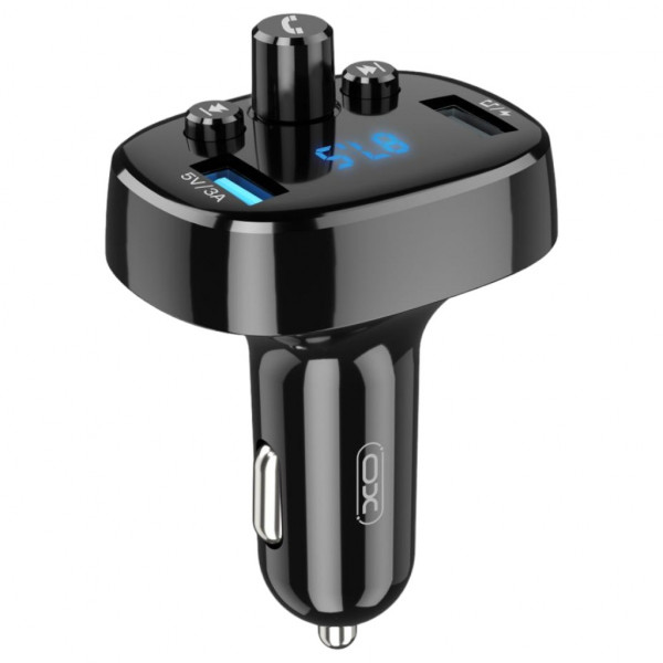 Фото - FM модулятор XO BCC-02 3.1A/2 USB  Black