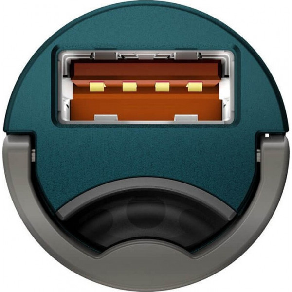 Фото - Автомобильное зарядное устройство Baseus Tiny Star Mini QC USB Port 30W Blue (VCHX-A03)