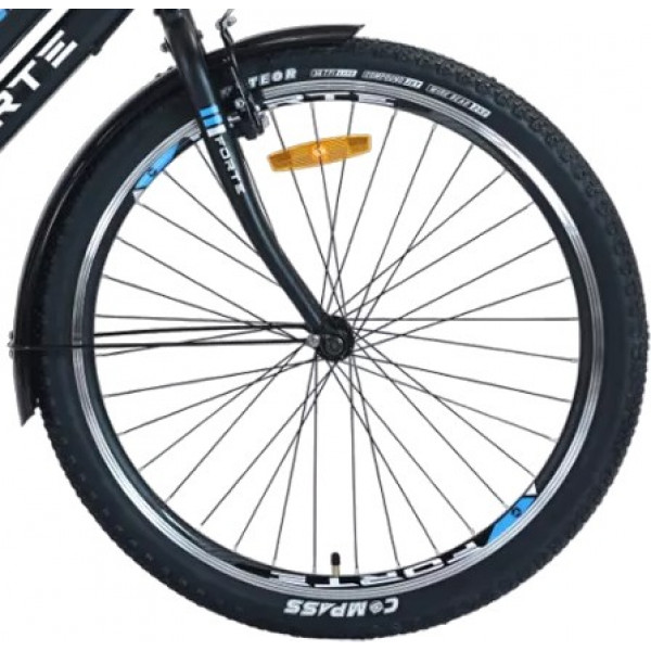 Фото - Двухколёсный велосипед Forte Creed Black/Blue (128227)