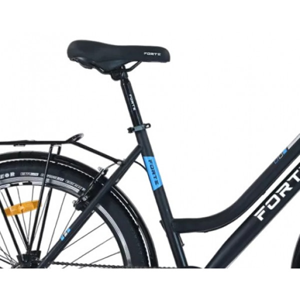 Фото - Двухколёсный велосипед Forte Creed Black/Blue (128227)