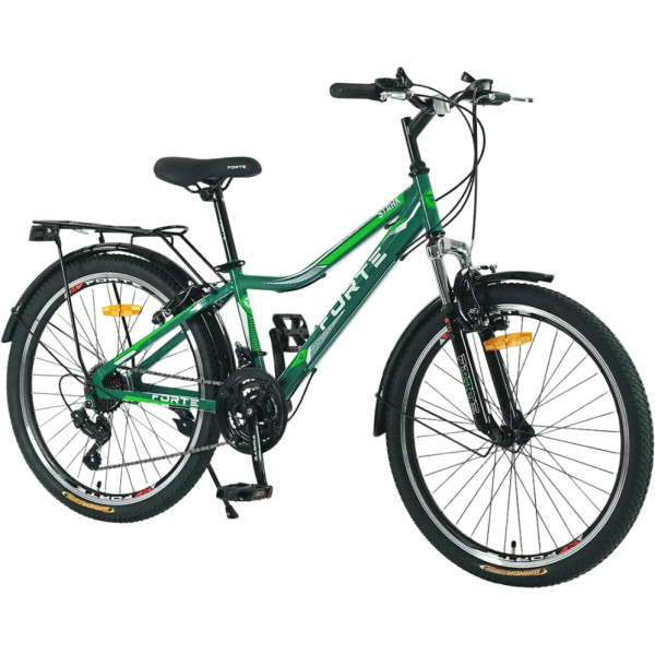 Фото - Двухколёсный велосипед Forte STARK 25.2413-02A Green Фото - Двухколёсный велосипед Forte STARK 25.2413-02A Green