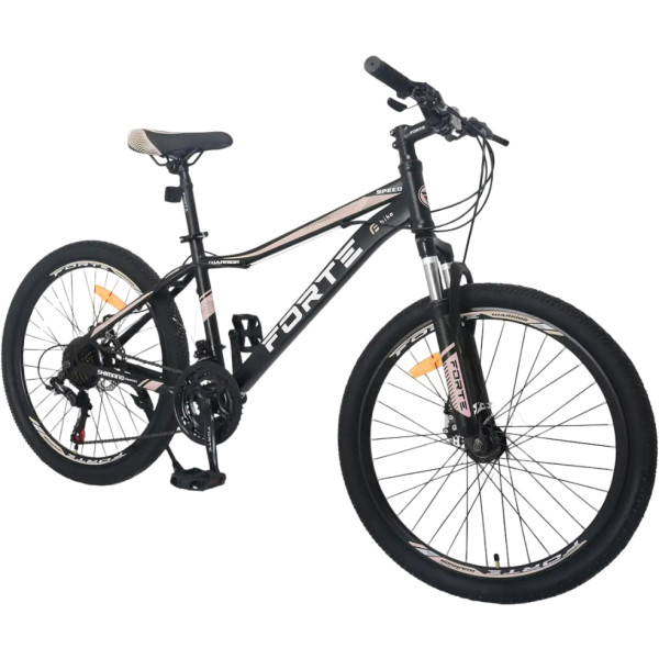 Фото - Двухколёсный велосипед Forte WARRIOR 25.2613-12S Black Фото - Двухколёсный велосипед Forte WARRIOR 25.2613-12S Black