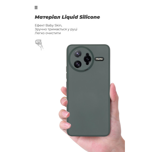 Фото - Чехол для смартфона Armorstandart ICON for Xiaomi Poco F7 Ultra Camera cover Dark Green (ARM85219)