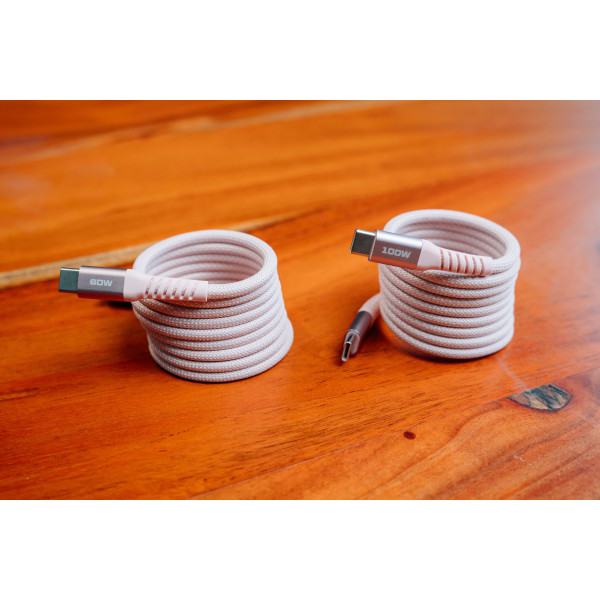 Фото - Кабель синхронизации данных Verbatim 60 Вт USB-C–USB-C 120 см Pink (31853)