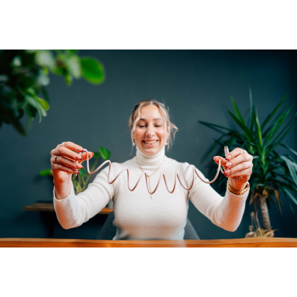 Фото - Кабель синхронизации данных Verbatim 60 Вт USB-C–USB-C 120 см Pink (31853)