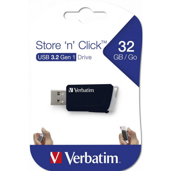 Фото - Флеш USB Verbatim 32GB Store 'n' Click USB 3.2 (49307)