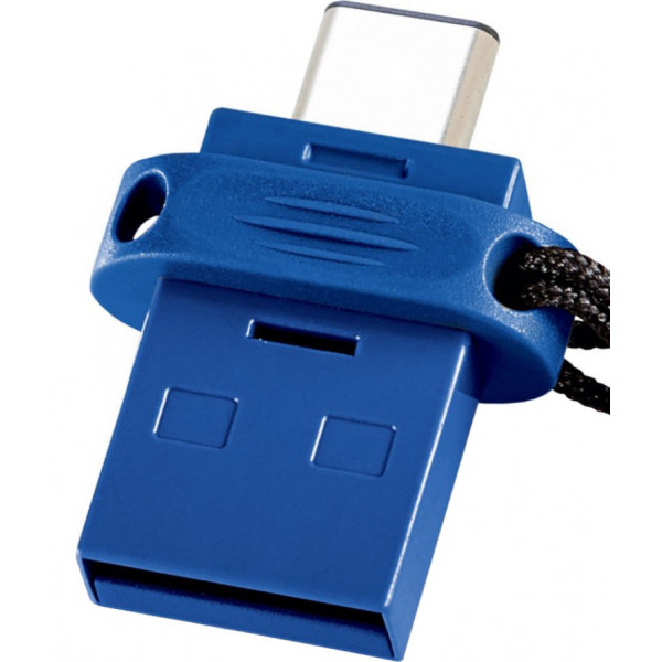 Фото - Флеш USB Verbatim DUAL DRIVE 3.2 Gen 1/ USB C 64GB Blue (49967)