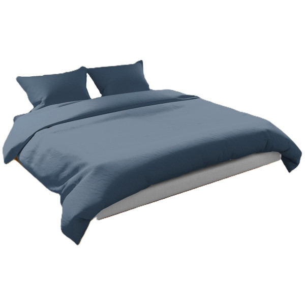 Фото - Комплект постельного белья Home Line СИНИЙ сатин 160х220 см (181383)