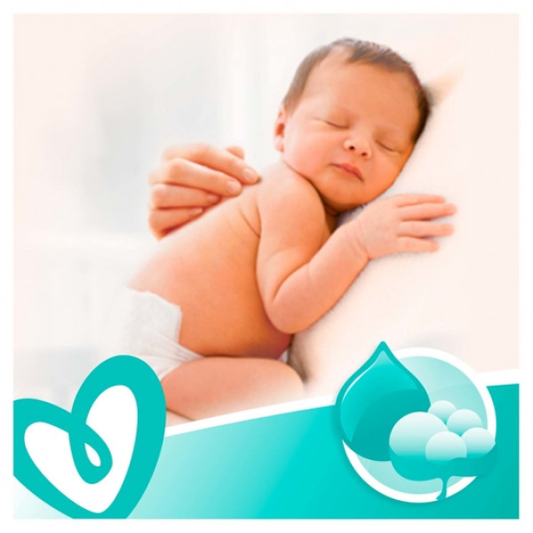 Фото - Влажные салфетки для грудничков Pampers Sensitive, 2x52 шт. (81687191)