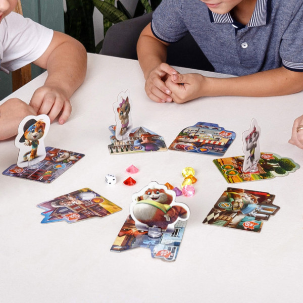 Фото - Настольная игра (5-7 лет) Vladi Toys 44 Кота. Алмаз-Бум, укр. (VT8055-15)