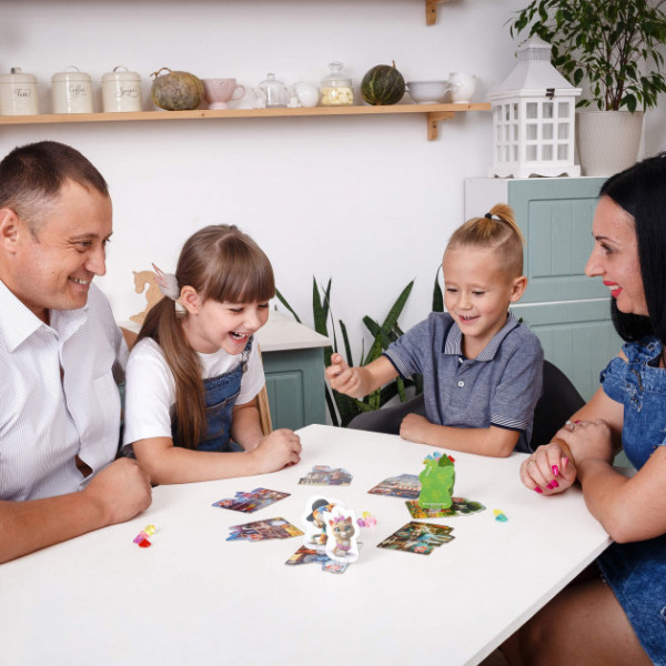 Фото - Настольная игра (5-7 лет) Vladi Toys 44 Кота. Алмаз-Бум, укр. (VT8055-15)