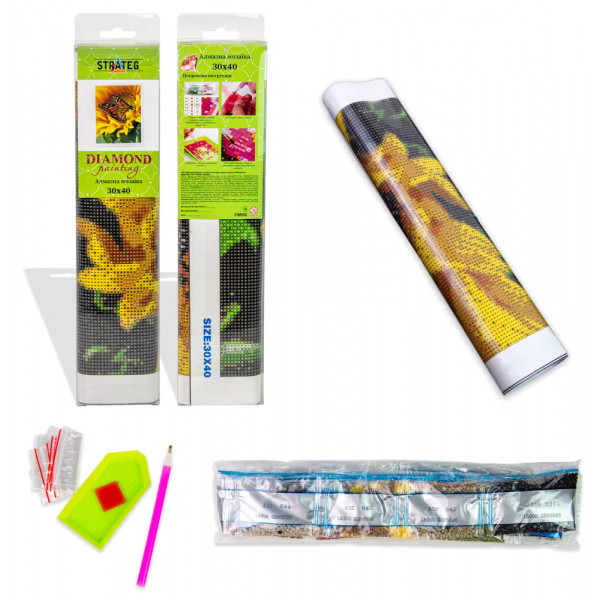 Фото - Алмазная живопись Strateg Гепард 30х40 см (JSDF79613)