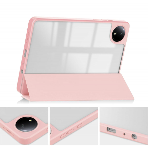 Фото - Чехол для планшета BeCover Soft Edge TPU с креплением для стилуса for Xiaomi Redmi Pad SE 8.7'' Pink (712570)