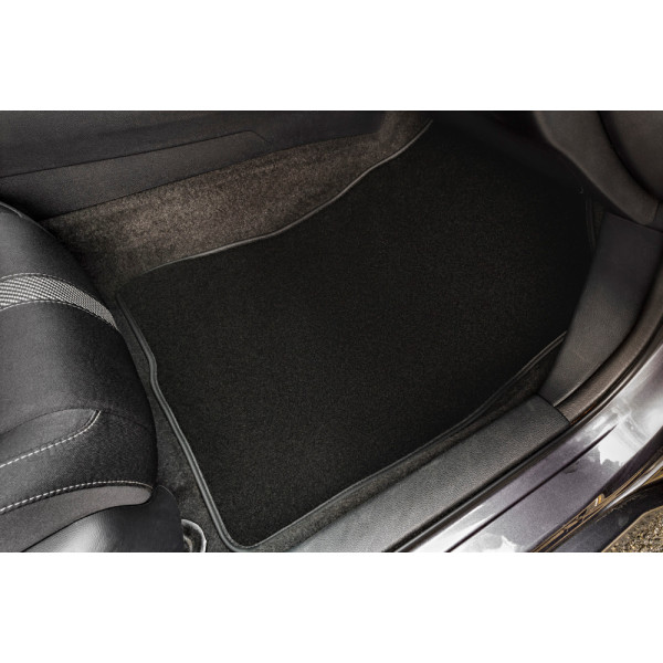 Фото - Коврики ворсовые в салон авто EVAtech Premium для Hyundai Santa FE (TM) 5 seats 2018-2020 4 поколение SUV Korea черный кант HY23821AE2KH3VPB