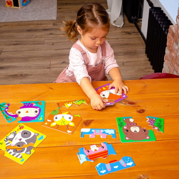 Фото - Пазлы (3-4 года) Vladi Toys ЗигЗаг Fisher-Price. Forest story, укр. (VT1722-08)