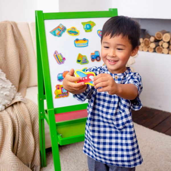 Фото - Настольная игра магнитная (3-4 года) Vladi Toys Транспорт (VT3106-26)