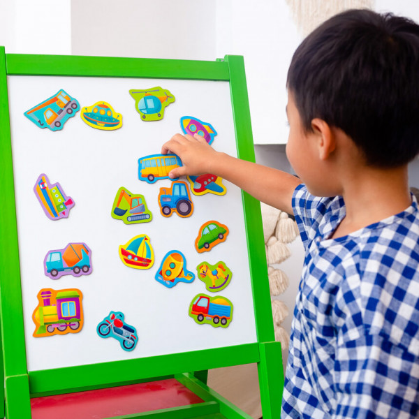 Фото - Настольная игра магнитная (3-4 года) Vladi Toys Транспорт (VT3106-26)