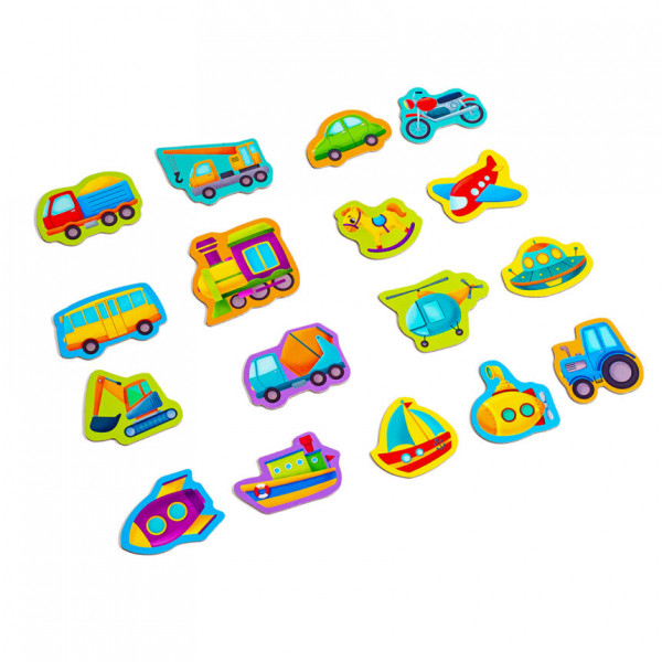Фото - Настольная игра магнитная (3-4 года) Vladi Toys Транспорт (VT3106-26)