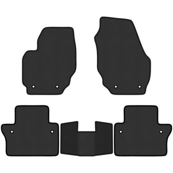 Фото - Коврики ворсовые в салон авто EVAtech Premium для Volvo V70 (P24) 2007-2016 3 поколение Combi EU черный кант (VV42716CG5VL8VPB)