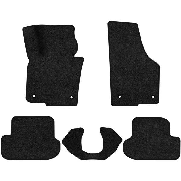 Фото - Коврики ворсовые в салон авто EVAtech Premium для Volkswagen Beetle 2011-2019 2 поколение Htb EU черный кант (VW1811CQ5AV4VPB)