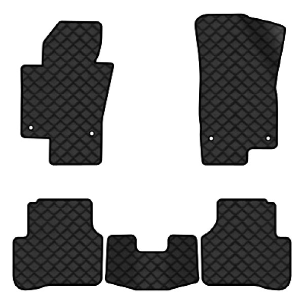 Фото - Коврики из экокожи в салон авто EVAtech ECO для Passat (B6) (with armrest) Volkswagen 2005-2010 6 поколение Sedan EU VW3264CJ5AV4BBB