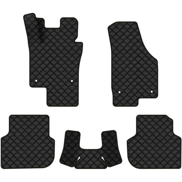 Фото - Коврики из экокожи в салон авто EVAtech ECO для Jetta (VI) MT Volkswagen 2010-2018 6 поколение Sedan EUVW3289CE5AV4BBB