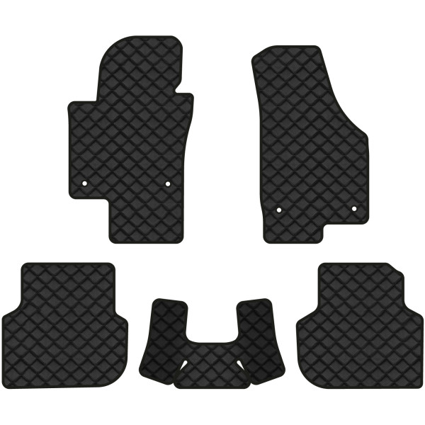 Фото - Коврики из экокожи в салон авто EVAtech ECO для Jetta (VI) MT Volkswagen 2010-2018 6 поколение Sedan EU VW3289CG5AV4BBB