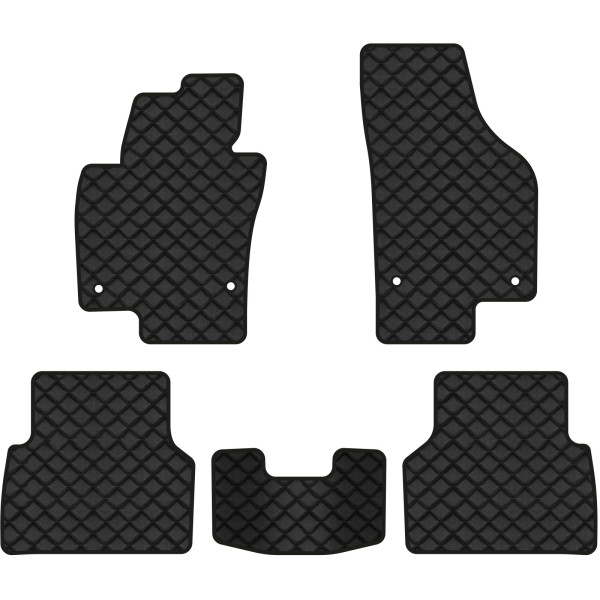Фото - Коврики из экокожи в салон авто EVAtech ECO для Tiguan (NF) MT Volkswagen 2007-2018 1 поколение SUV EU VW32987CM5AV4BBB
