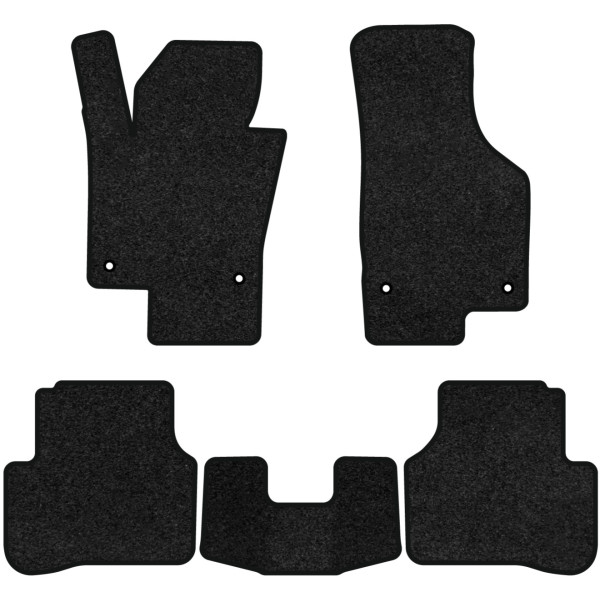 Фото - Коврики ворсовые в салон авто EVAtech Premium для Volkswagen Passat (B6) (without armrest) 2005-2010 6 поколение Combi EU черный кант (VW33530CL5TL4VPB)