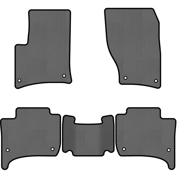 Фото - EVA коврики в салон авто EVAtech для Touareg (7P) (2-zone climate control) Volkswagen 2010-2014 2 поколение SUV EU VW3402CB5AV8RGB