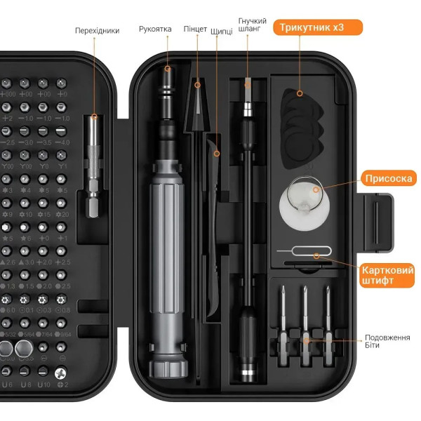 Фото - Отвертка со сменными битами INSPIRE KS-840150 150 в 1