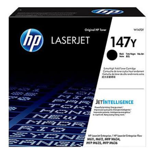 Фото - Картридж для лазерных принтеров/МФУ HP 147Y LaserJet MFP M611/M612/M635/M636 Black (42 000стор) (W1470Y)