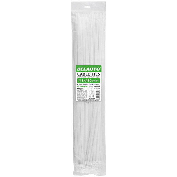 Фото - Набор хомутов BelAuto 4.8x450 (W48450)