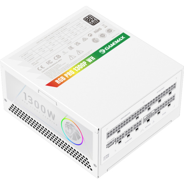 Фото - Блок питания для ПК Gamemax RGB PRO 1300P WH