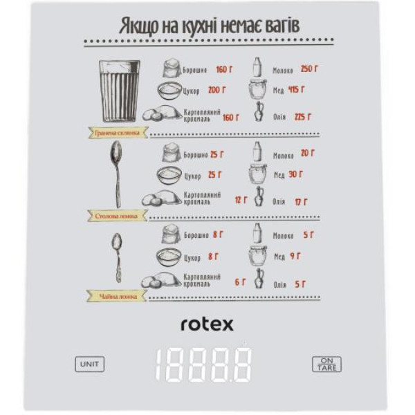 Фото - Весы кухонные Rotex RSK15-W Фото - Весы кухонные Rotex RSK15-W