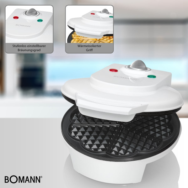 Фото - Уценка - Вафельница Bomann WA 5018 СВ White