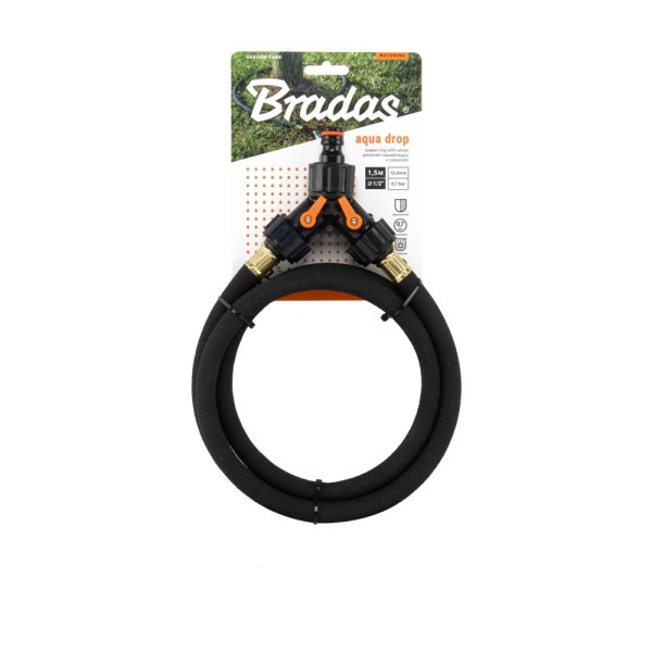 Фото - Шланг поливочный BRADAS AQUA DROP 1/2" 1,5м (WADC1/215)