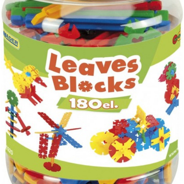 Фото - Пластиковый конструктор для малышей Wader Листики 180 шт. (41920)