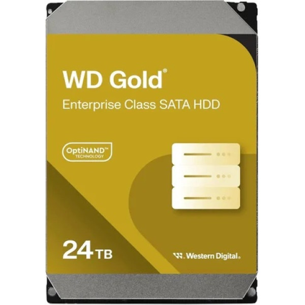Фото - Жесткий диск внутренний Western Digital 24TB 3.5" 7200 512MB SATA Gold (WD242KRYZ)