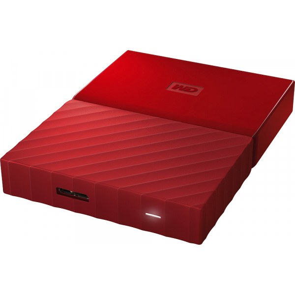 Фото - Жесткий диск внешний Western Digital My Passport 3 TB Red (WDBYFT0030BRD)