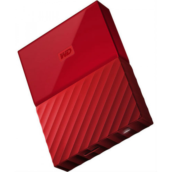 Фото - Жесткий диск внешний Western Digital My Passport 4 TB Red (WDBYFT0040BRD)