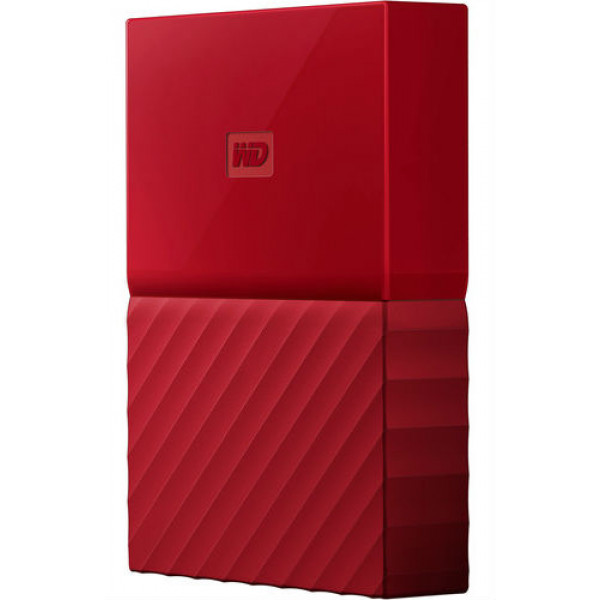 Фото - Жесткий диск внешний Western Digital My Passport 4 TB Red (WDBYFT0040BRD)