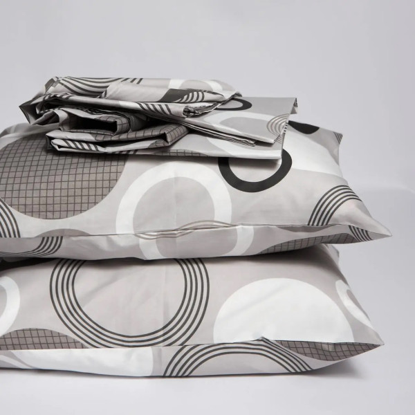 Фото - Комплект постельного белья Moon&Star Микросатин Premium Orbit Elegance 200х220 нав. 40х60 см 2 шт. (MS-880000594)